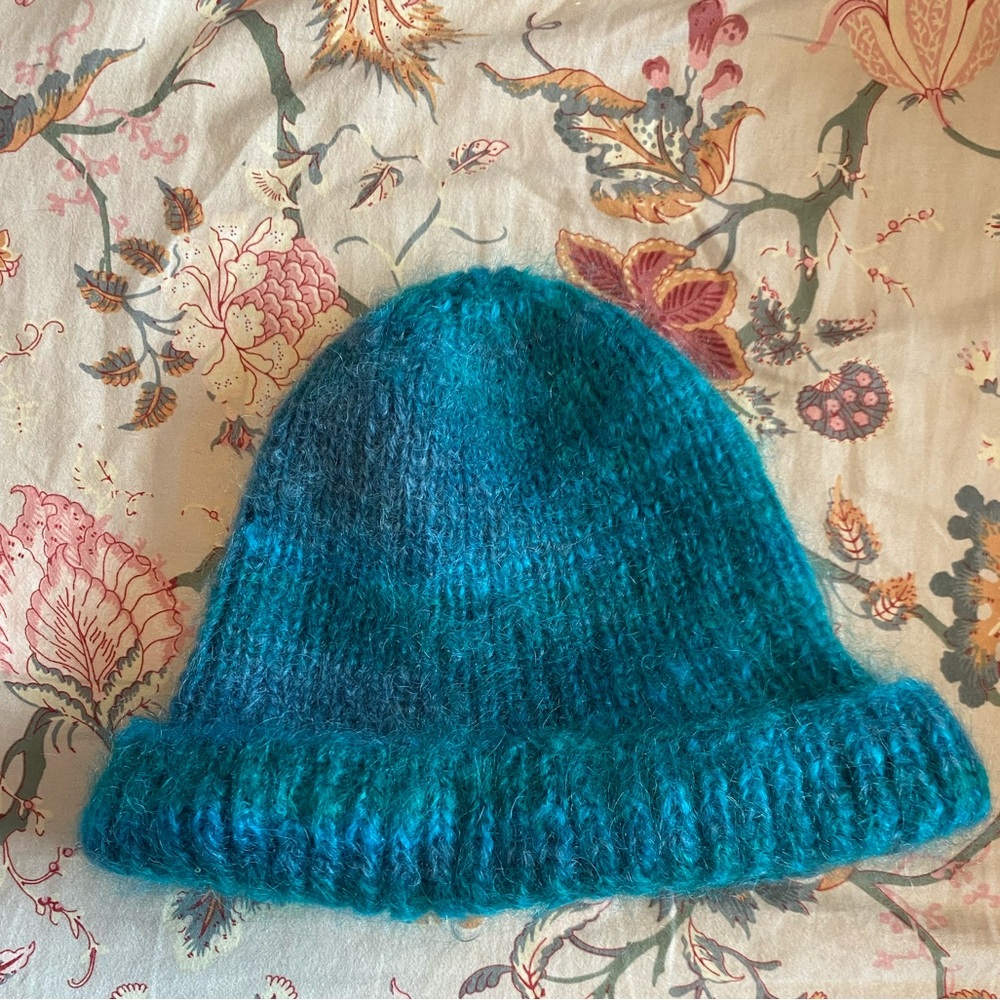 Cozy New Zealand Blue Knit Beanie